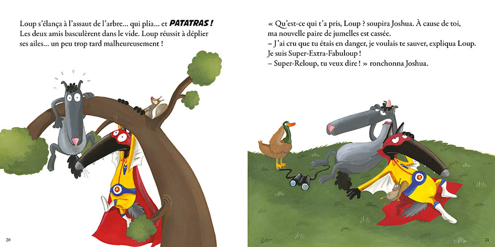 Le Loup Qui Voulait Être Un Super-Héros