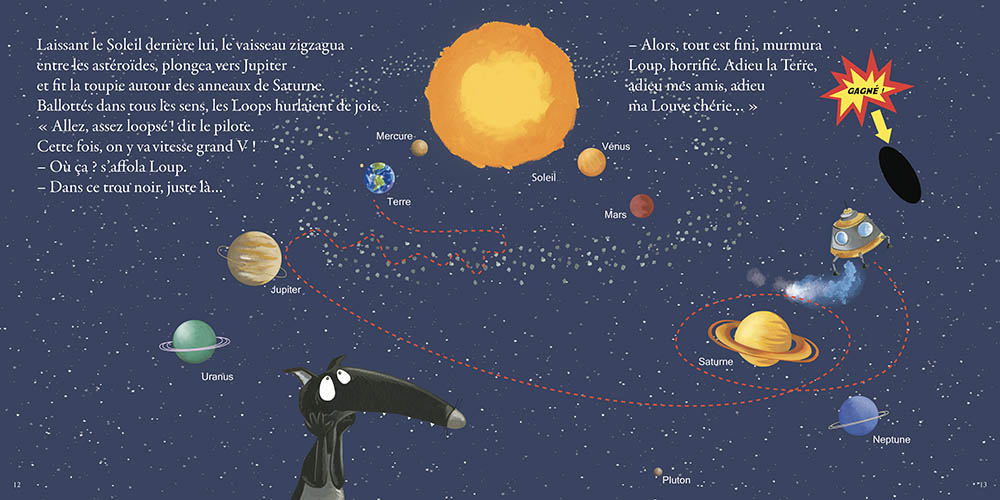 LE LOUP QUI AVAIT LA TETE DANS LES ETOILES