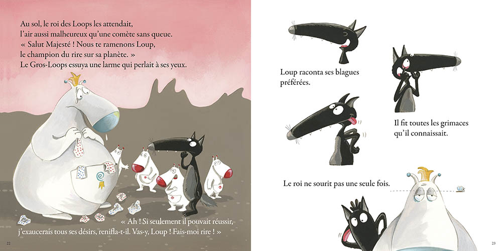 LE LOUP QUI AVAIT LA TETE DANS LES ETOILES