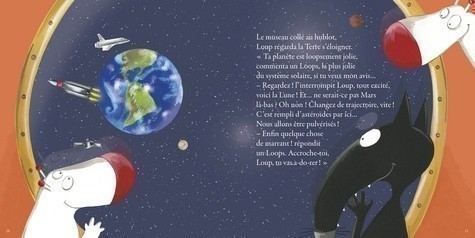 LE LOUP QUI AVAIT LA TETE DANS LES ETOILES