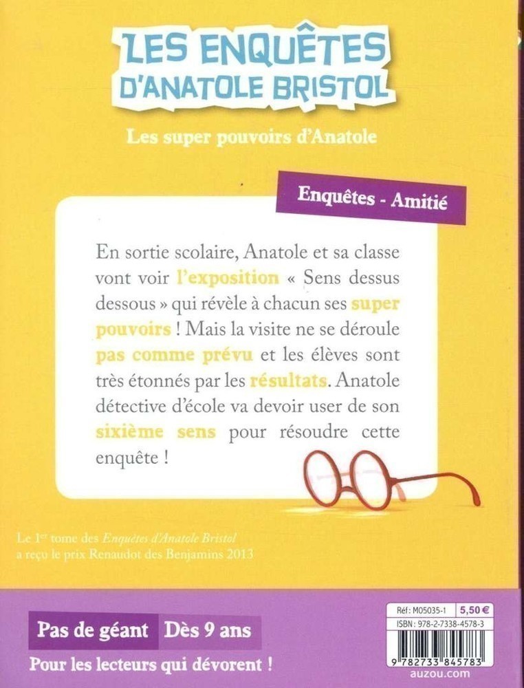 Les Enquêtes D'anatole Bristol - Les Super Pouvoirs D'anatole