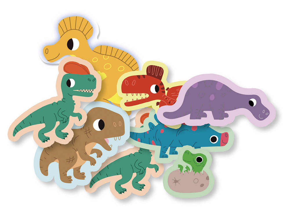 100 Gommettes Dinosaures