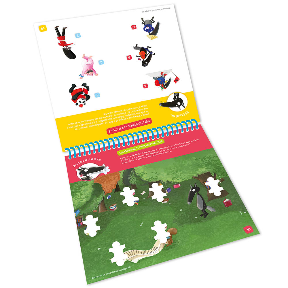 Mon Fabuleux Bloc D'activités Loup Mon Fabuleux Bloc D'activités Loup