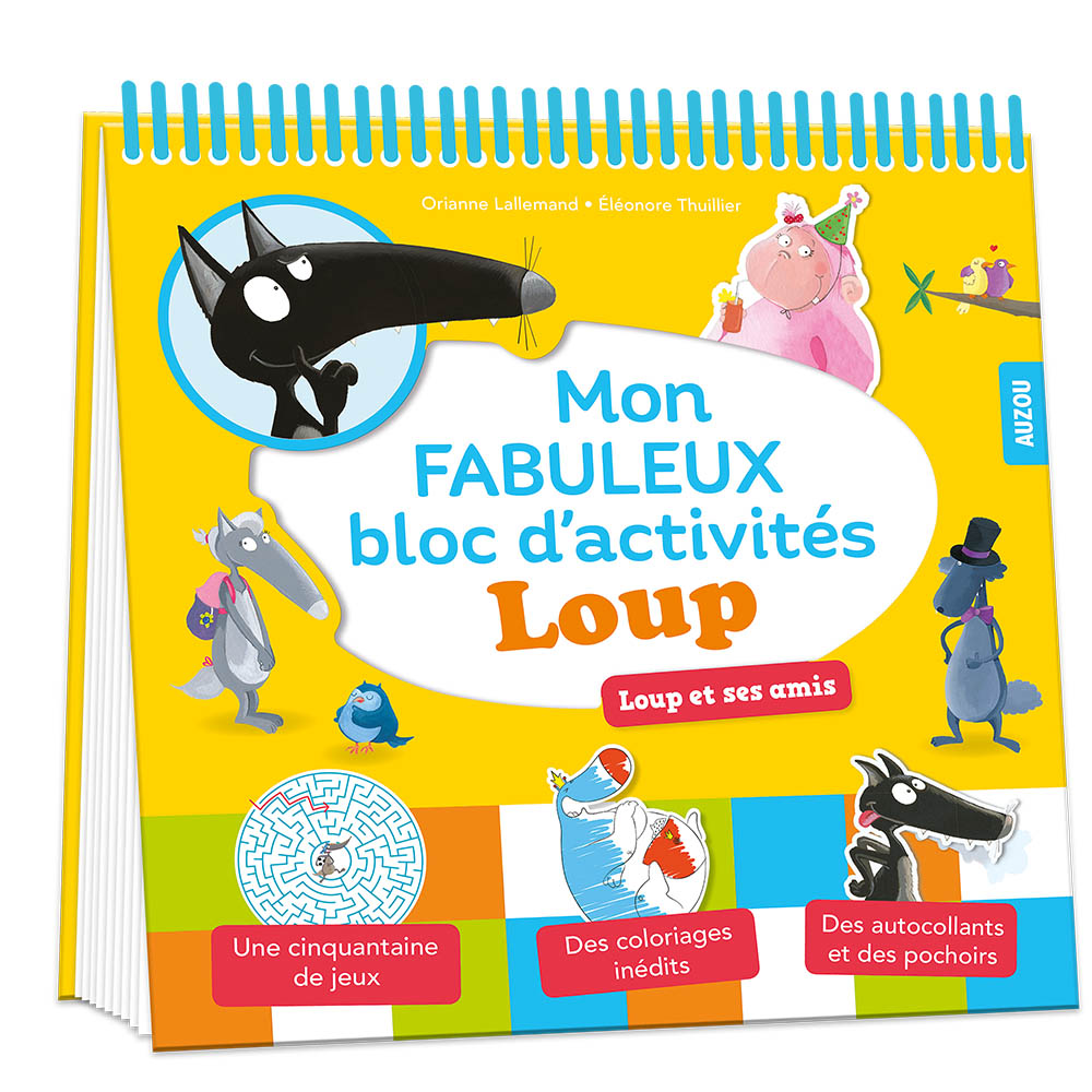 Mon Fabuleux Bloc D'activités Loup Mon Fabuleux Bloc D'activités Loup