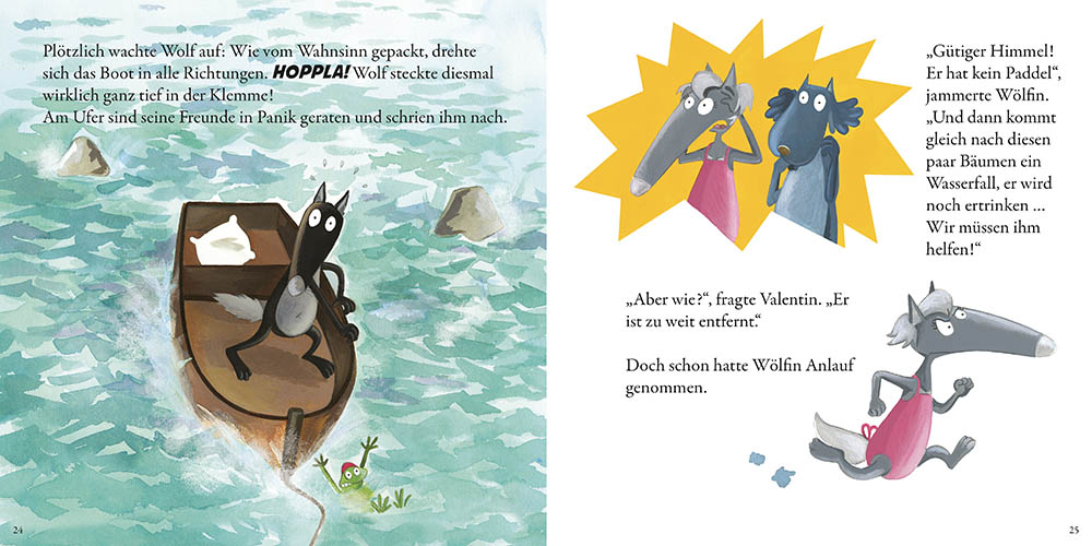 Le Loup Qui Voulait Être Un Super-Héros (En Allemand)