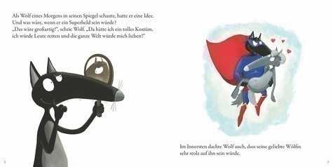 Le Loup Qui Voulait Être Un Super-Héros (En Allemand)