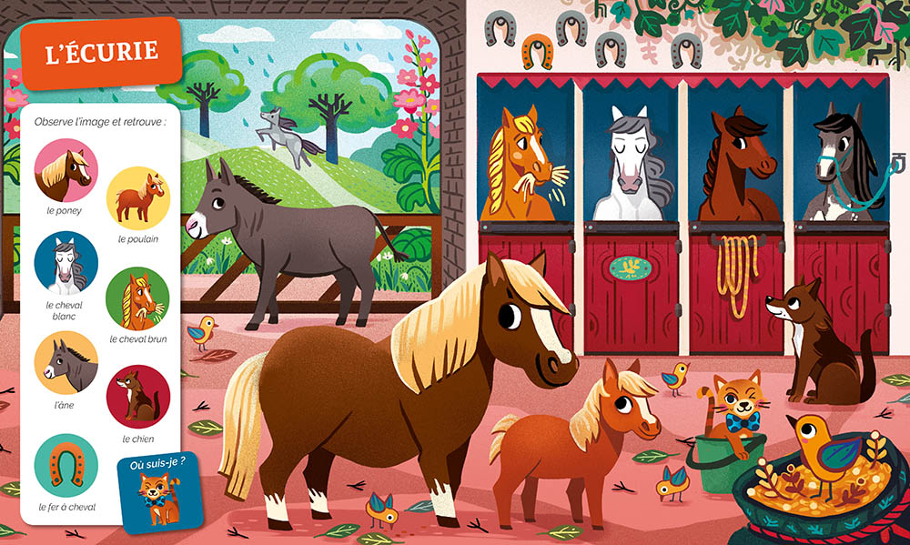 CHERCHE ET TROUVE DES TOUT-PETITS A LA FERME