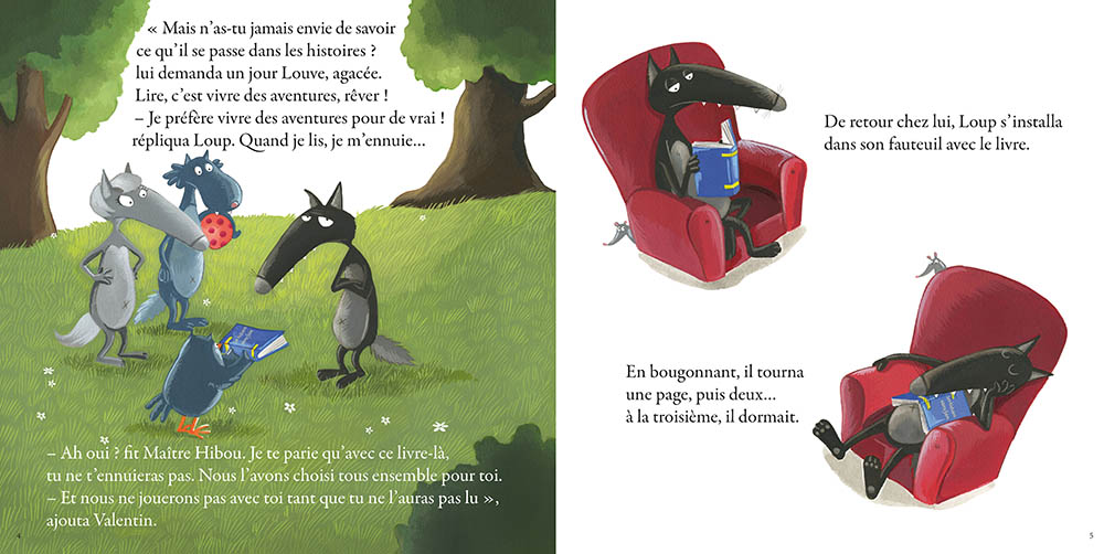 Le Loup Qui N'aimait Pas Lire Le Loup Qui N'aimait Pas Lire