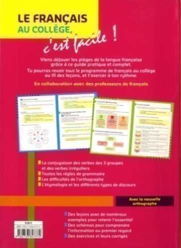 Le Francais Au Collège, C'est Facile !