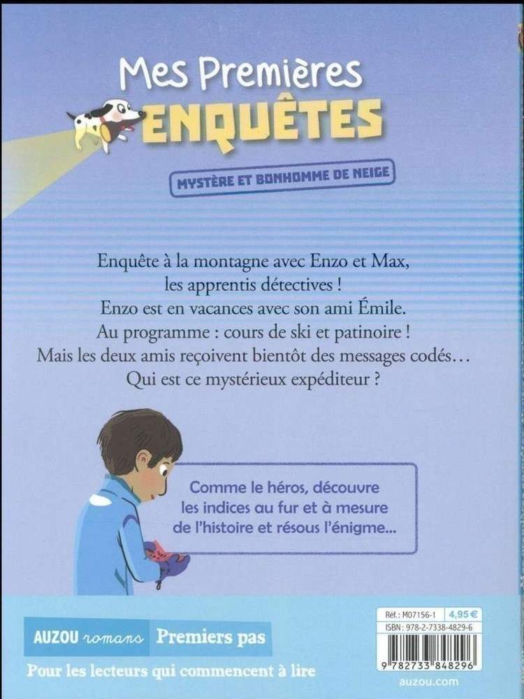 Mes Premières Enquêtes - Tome 3 - Mystère Et Bonhomme De Neige