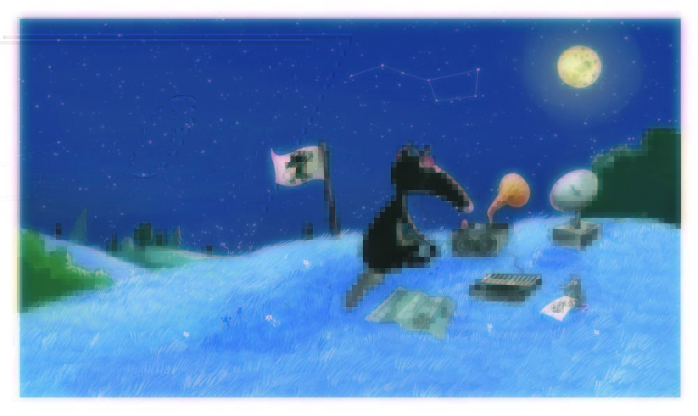 KAMISHIBAI LE LOUP QUI AVAIT LA TETE DANS LES ETOILES KAMISHIBAI LE LOUP QUI AVAIT LA TETE DANS LES ETOILES
