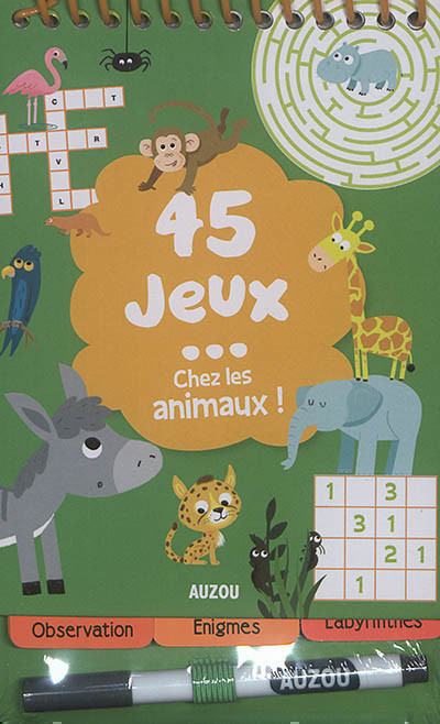 45 Jeux... Chez Les Animaux