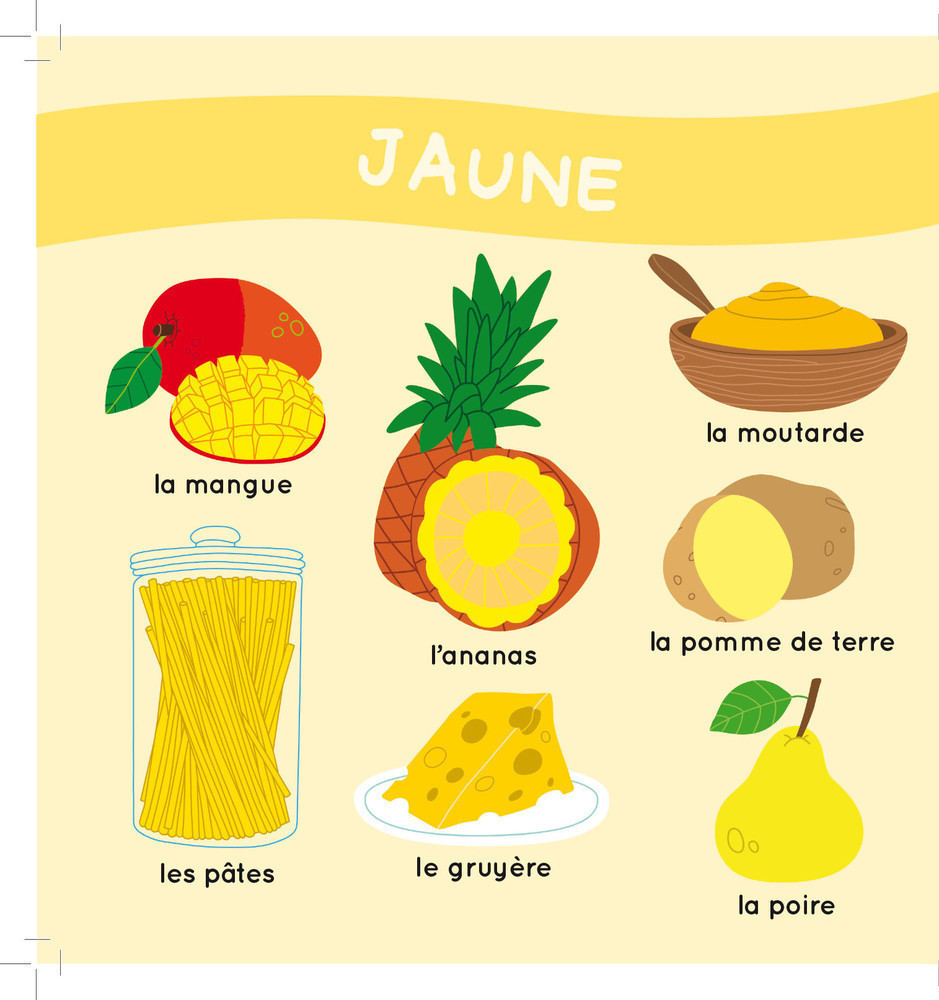 LE MARCHE - MON LIVRE DES ODEURS ET DES COULEURS