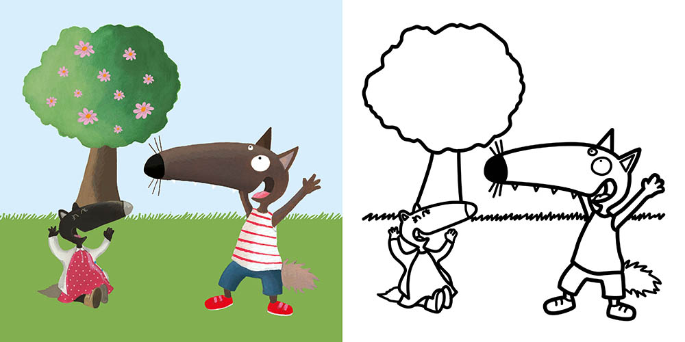 Mes Premiers Coloriages P'tit Loup - Les Vacances