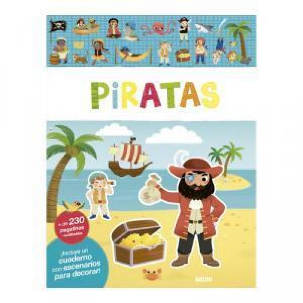 Mi Primer Libro De Pegatinas, Piratas