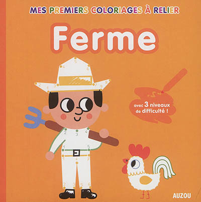 Mes Premiers Coloriages - Points À Relier - La Ferme Mes Premiers Coloriages - Points À Relier - La Ferme
