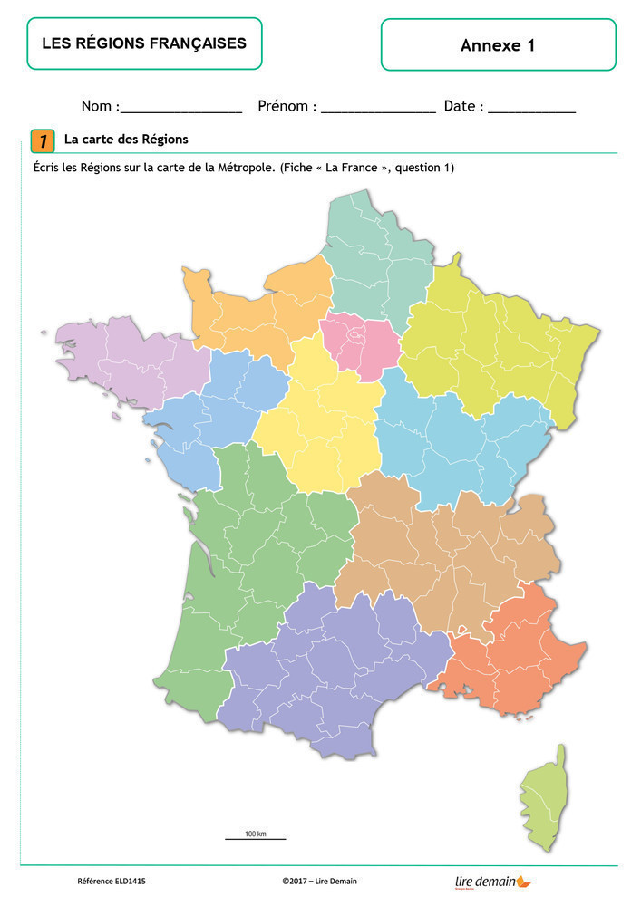RALLYE DOC - LES REGIONS FRANCAISES (25 EX)