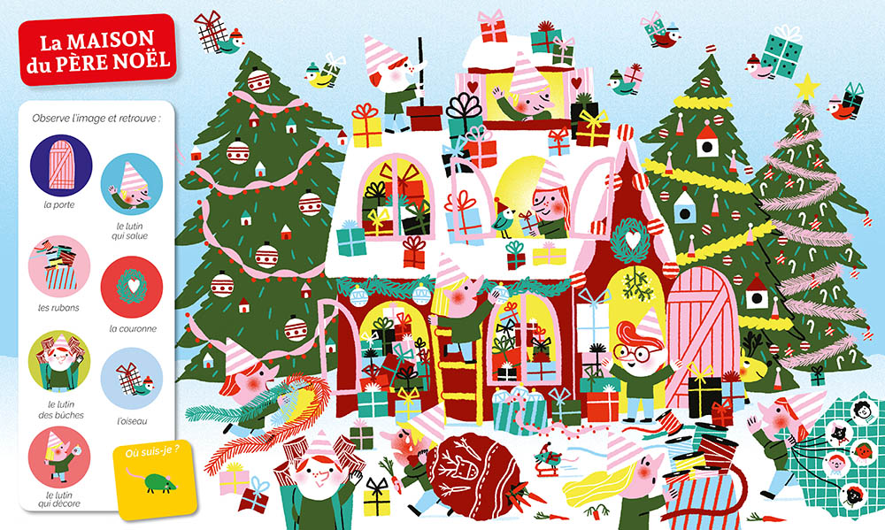 CHERCHE ET TROUVE DES TOUT-PETITS A NOEL !
