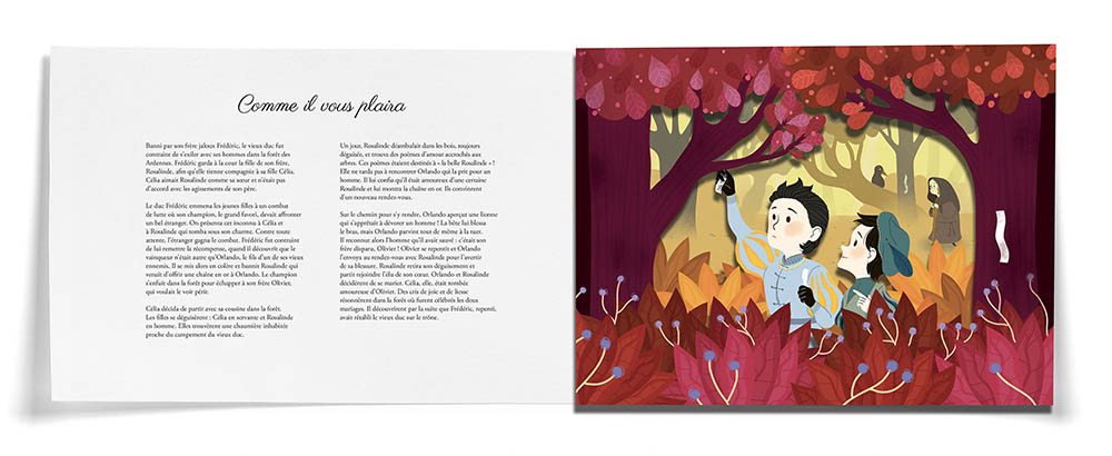 8 PIECES DE WILLIAM SHAKESPEARE (PAPIERS DECOUPES)