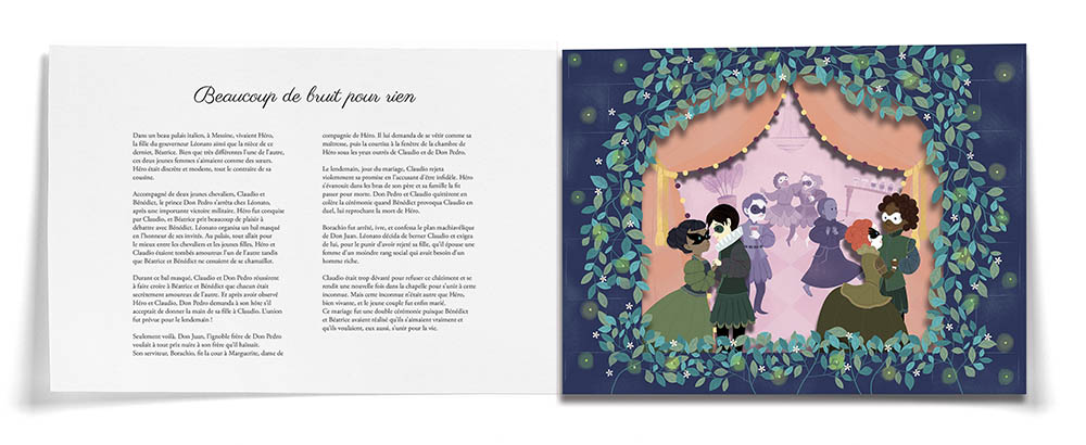 8 PIECES DE WILLIAM SHAKESPEARE (PAPIERS DECOUPES)