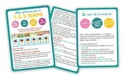Mon Premier Jeu De 1, 2, 3 Tempo - Se Repérer Dans Le Temps