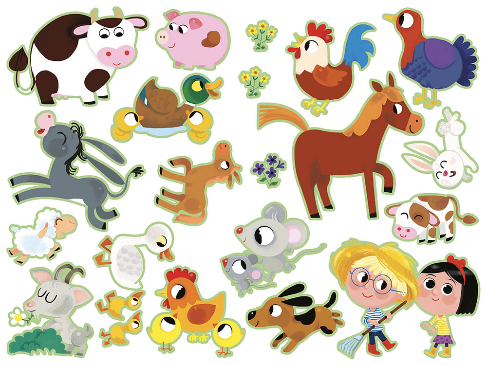 Ma Première Pochette D'aimants Animaux De La Ferme