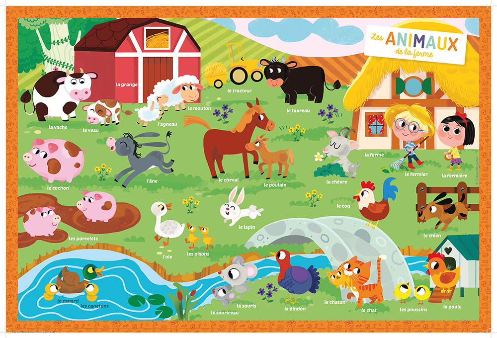 Ma Première Pochette D'aimants Animaux De La Ferme