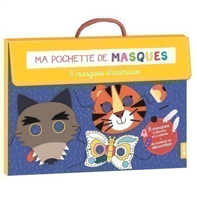 Ma Pochette D'artiste - Ma Pochette De Masques - 5 Masques D'animaux