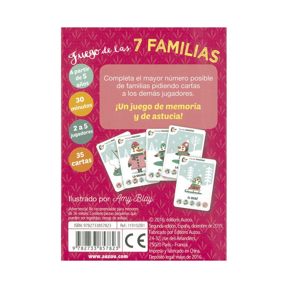Juego De Cartas 7 Familias