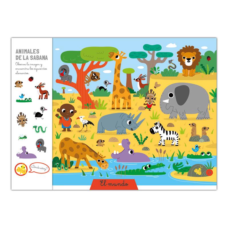 Busca y encuentra los animales - Auzou.es