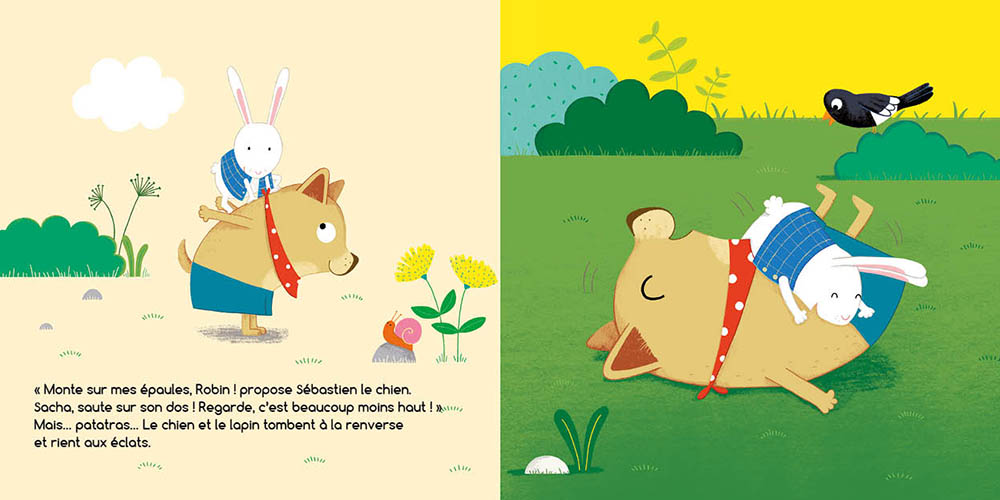 Sacha Joue À Chat Perché