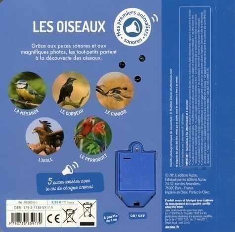 Mes Premiers Sonores - Les Oiseaux