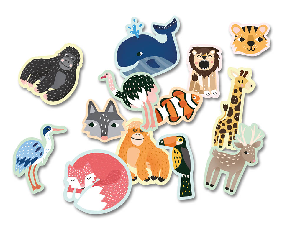 MA POCHETTE DE GOMMETTES - 100 ANIMAUX SAUVAGES MA POCHETTE DE GOMMETTES - 100 ANIMAUX SAUVAGES