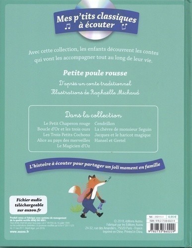 PETITE POULE ROUSSE + CD