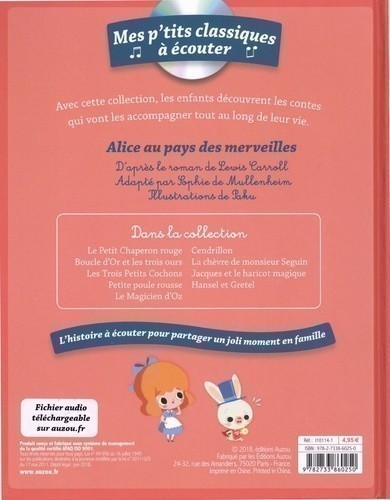Alice Au Pays Des Merveilles + Cd
