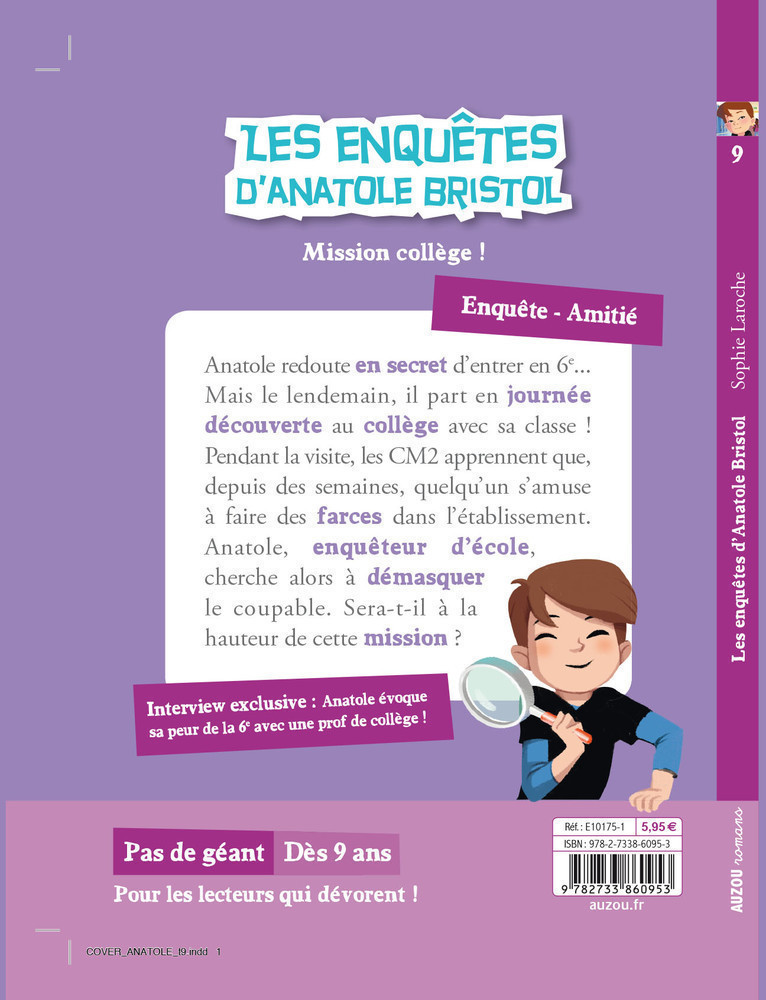 Les Enquêtes D'anatole Bristol - Mission College