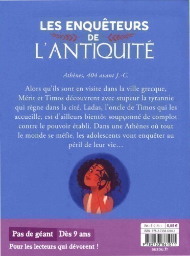Les Enquêteurs De L'antiquité - Tome 2 Les Rebelles D'athènes