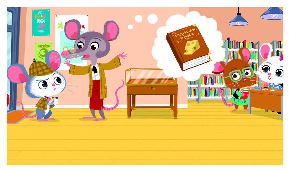 KAMISHIBAI WALTER ENQUETE A LA BIBLIOTHEQUE