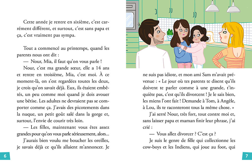 DEUX SOEURS AU COLLEGE T1 (PLUS UN MOT !)
