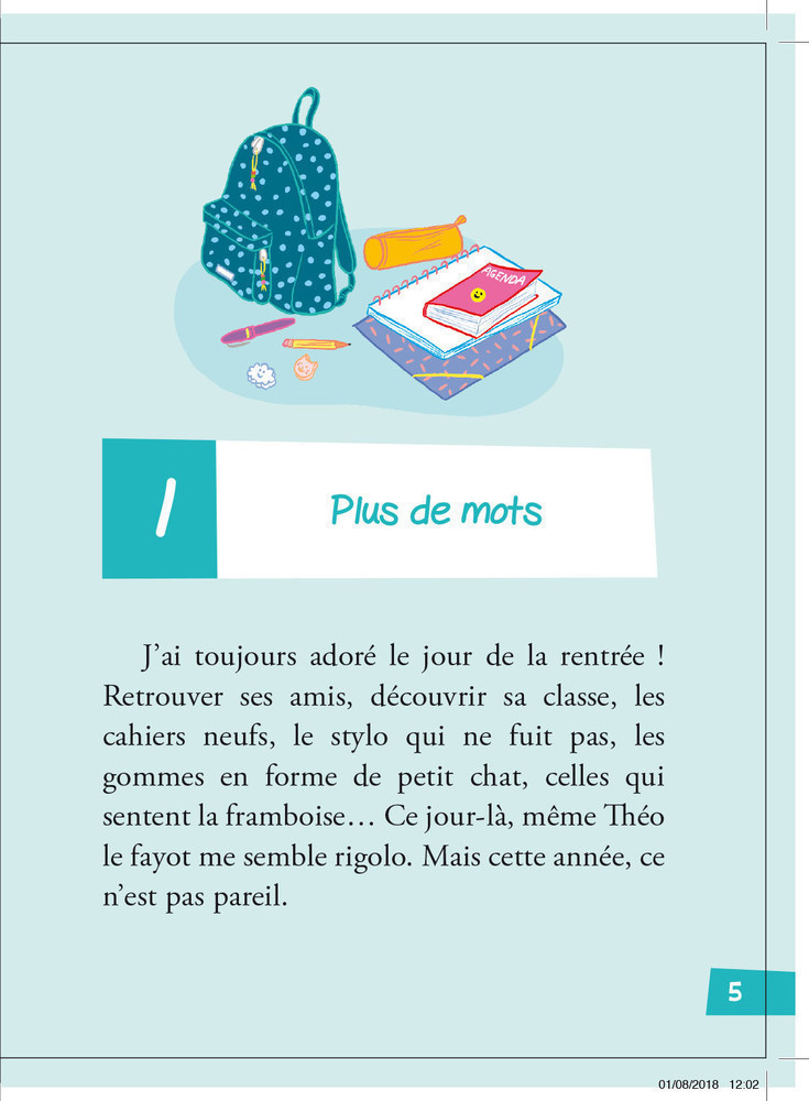 DEUX SOEURS AU COLLEGE T1 (PLUS UN MOT !)
