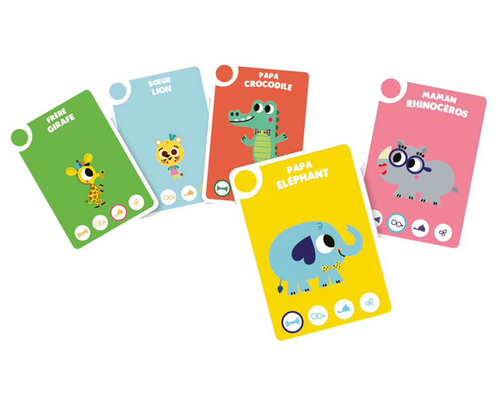 MON PREMIER JEU DE 5 FAMILLES MON PREMIER JEU DE 5 FAMILLES