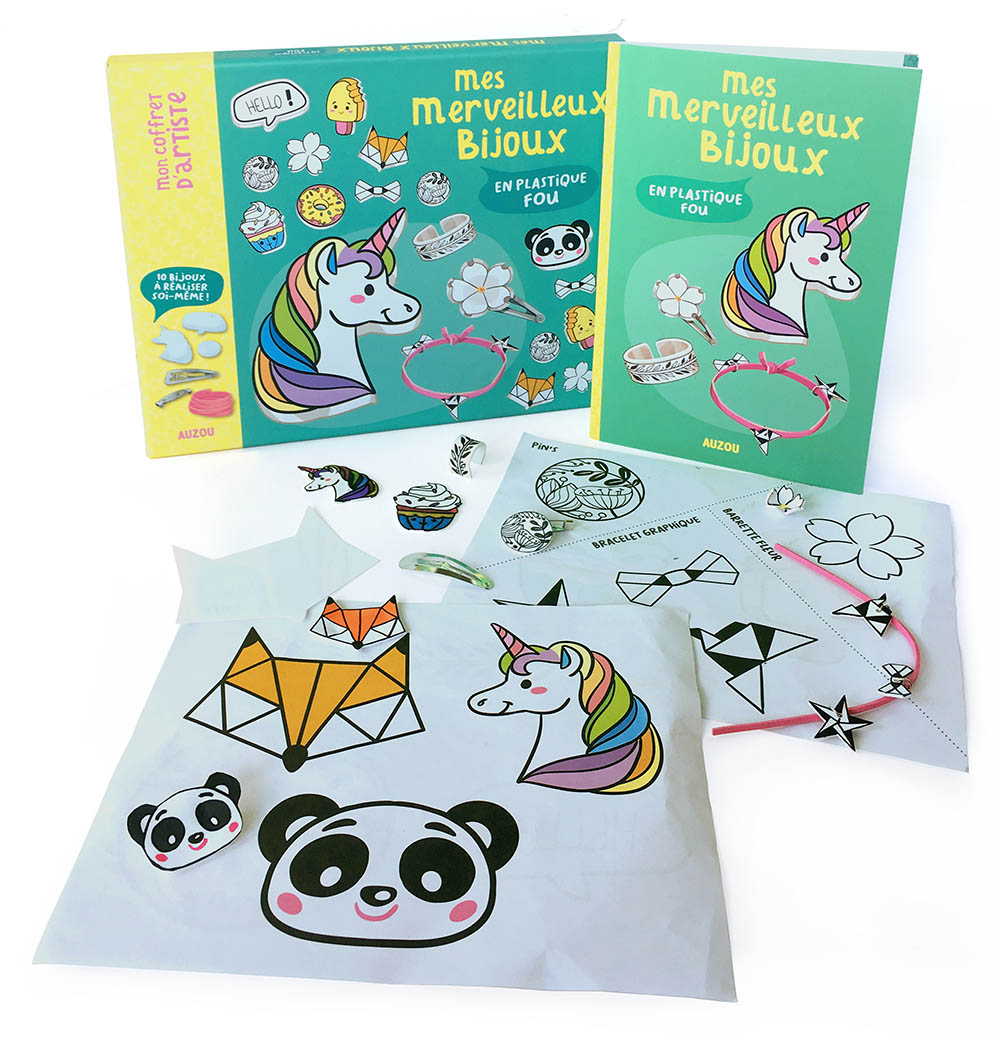 Mon Coffret D'artiste - Mes Merveilleux Bijoux En Plastique Fou