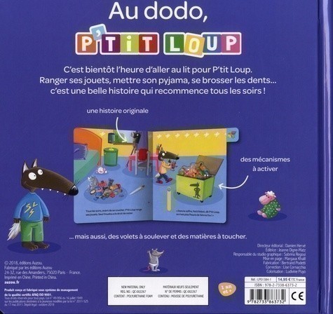 Au Dodo, P'tit Loup !