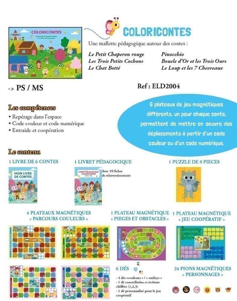 COLORICONTES - MALLETTE PARCOURS CODE