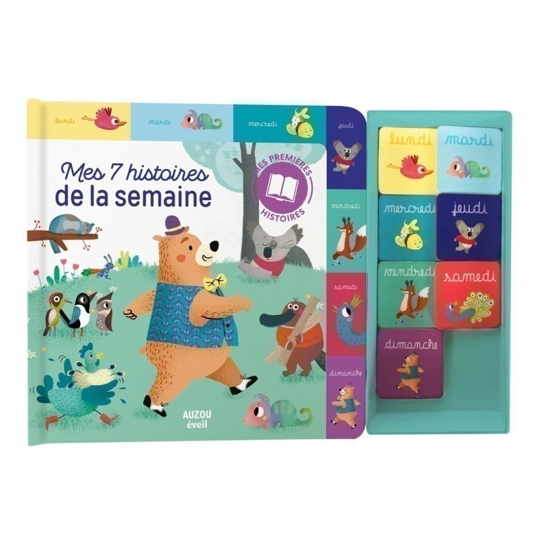 MES 7 HISTOIRES DE LA SEMAINE - AVEC UN MEMORY EN BOIS MES 7 HISTOIRES DE LA SEMAINE - AVEC UN MEMORY EN BOIS