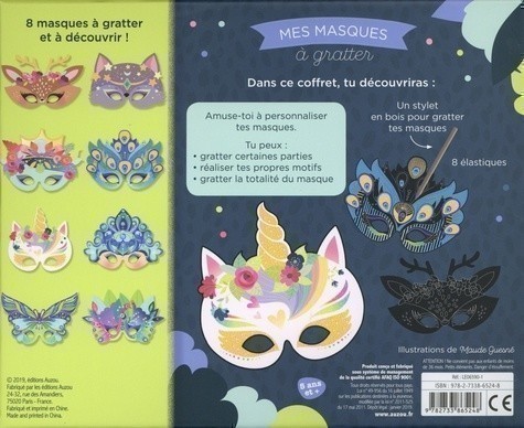 Mes Masques À Gratter - 8 Masques À Gratter