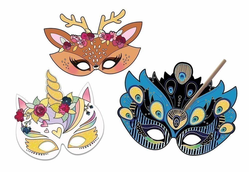 Mes Masques À Gratter - 8 Masques À Gratter