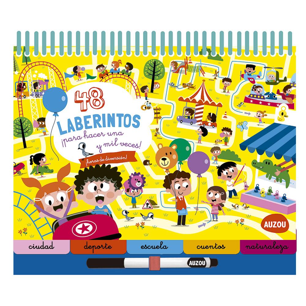 Busca Y Encuentra 48 Laberintos Para Hacer Una Y Mil Veces