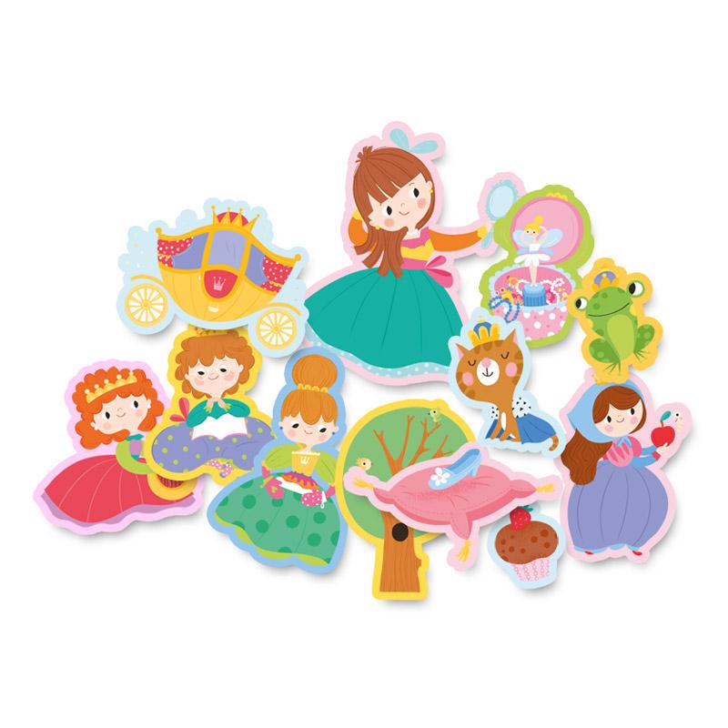 Mi Pequeño Estuche De Gomets De Princesas Y Príncipes