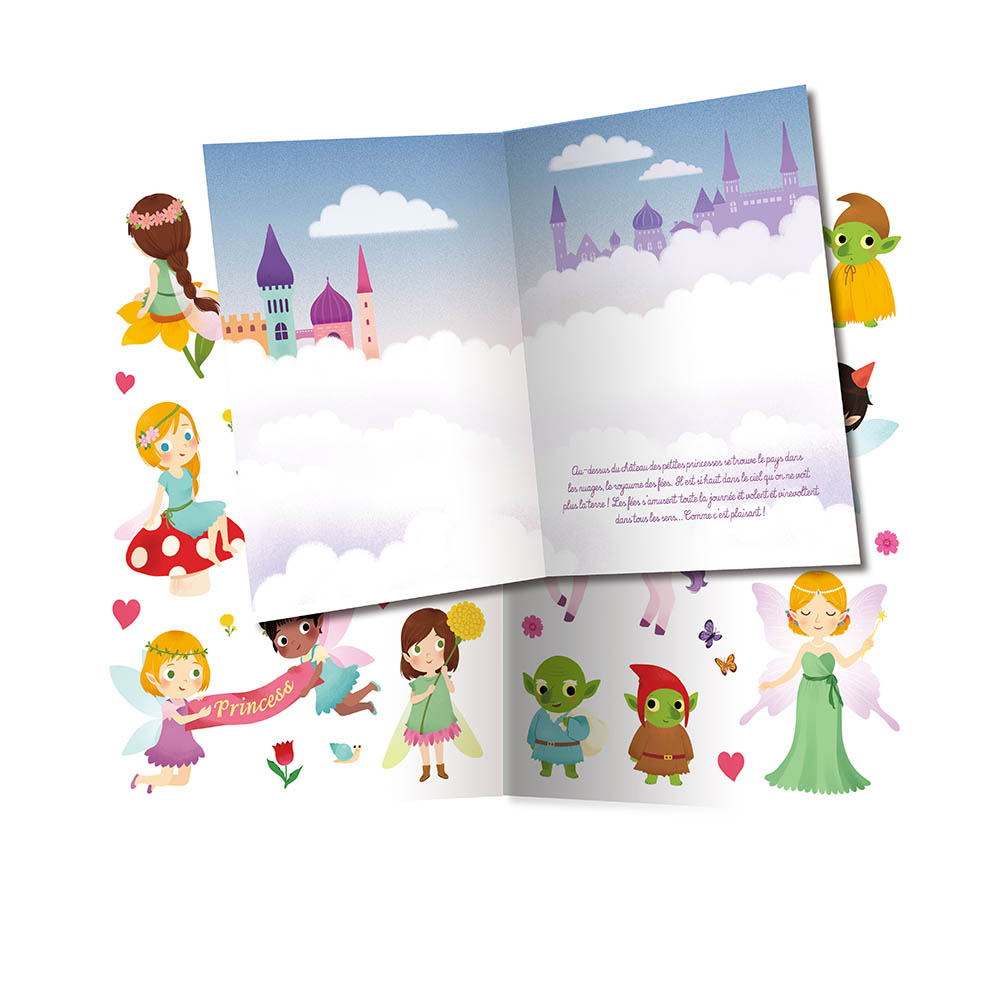 LES PRINCESSES ET LES FEES (MES TOUT PREMIERS AUTOCOLLANTS)